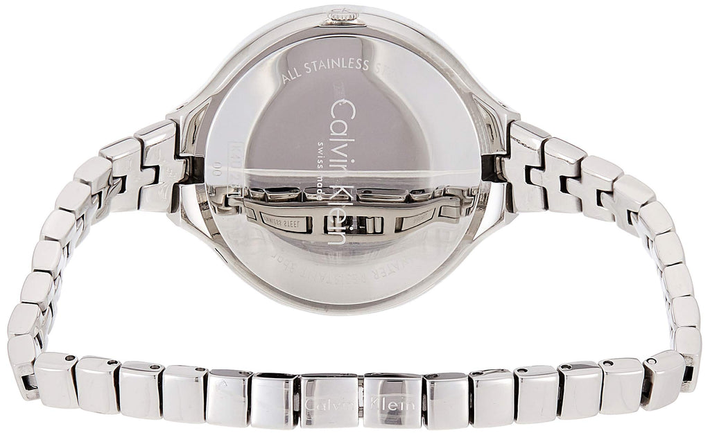 Calvin Klein Lively Silver Dial Silver Steel Strap Watch for Women - K4U23126 Buy Now By Calvin Klein