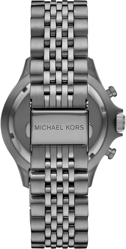 Michael Kors Bayville Chronograph Blue Dial Grey Steel Strap Watch For Men - MK8727 Buy Now By Michael Kors