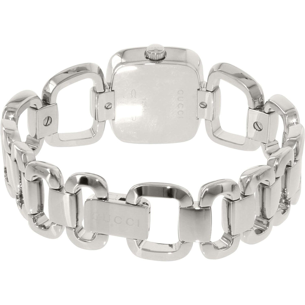 Gucci G Gucci Brown Dial Silver Steel Strap Watch For Women - YA125503 Buy Now By Gucci