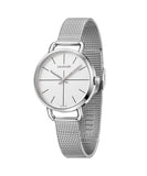 Calvin Klein Even White Dial Silver Mesh Bracelet Watch for Women - K7B23126 Buy Now By Calvin Klein
