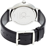 Calvin Klein Surround Black Dial Black Leather Strap Watch for Men - K3W211C1 Buy Now By Calvin Klein
