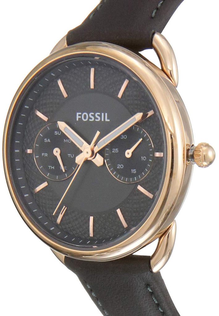 Fossil Tailor Grey Dial Grey Leather Strap Watch for Women - ES3913 Buy Now By Fossil
