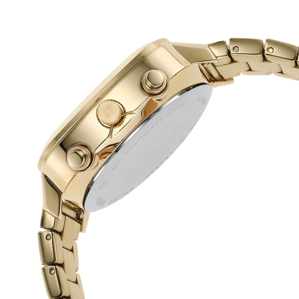 Fossil Retro Analog-Digital Gold Dial Gold Steel Strap Watch for Men - FS5889 Buy Now By Fossil