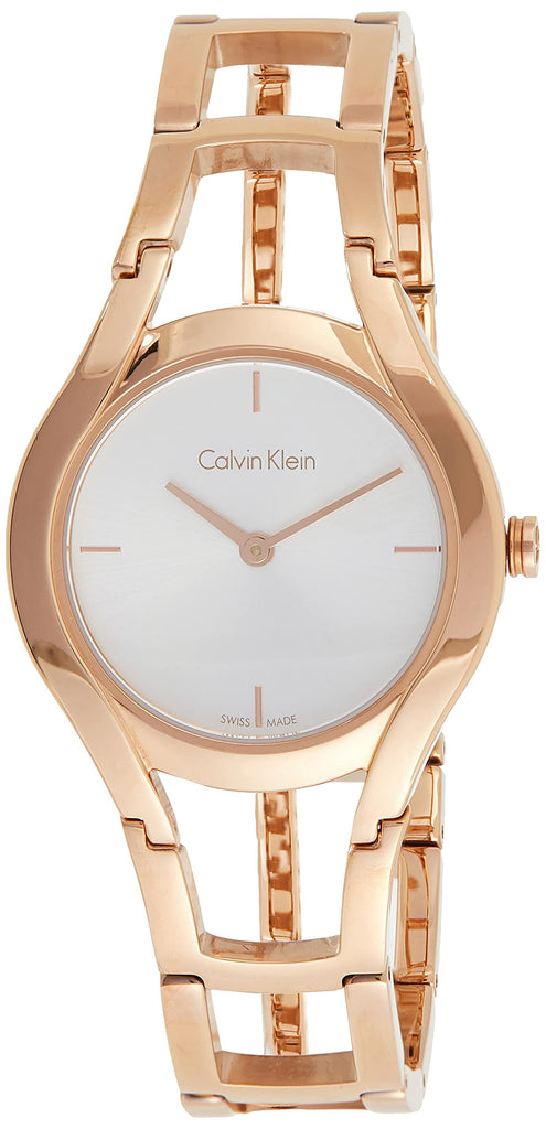 Calvin Klein Class White Dial Rose Gold Steel Strap Watch for Women - K6R23626 Buy Now By Calvin Klein