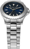 Michael Kors Everest Three-Hand Blue Dial Silver Steel Strap Watch For Men - MK9079 Buy Now By Michael Kors
