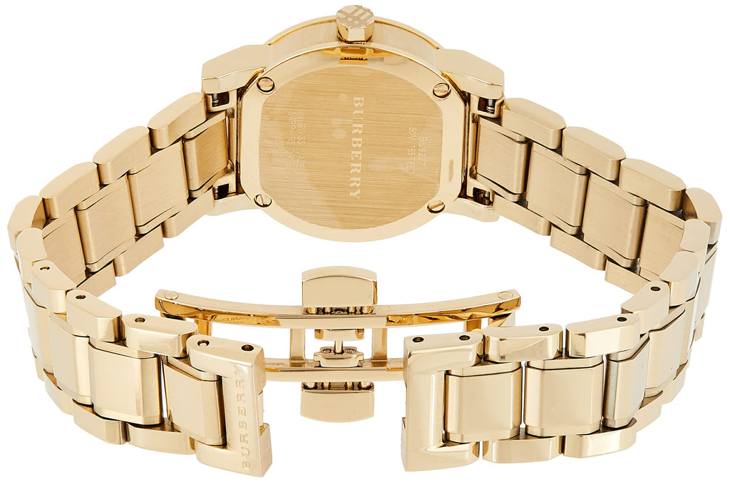 Burberry The City Gold Dial Gold Steel Strap Watch for Women - BU9227 Buy Now By Burberry