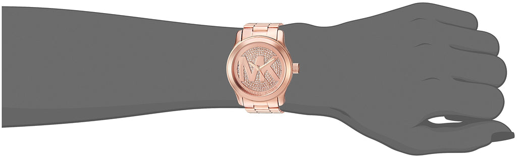 Michael Kors Runway Rose Gold Dial Rose Gold Steel Strap Watch for Women - MK5661 Buy Now By Michael Kors