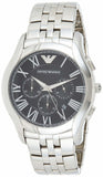 Emporio Armani Classic Chronograph Black Dial Silver Steel Strap Watch For Men - AR1786 Buy Now By Emporio Armani