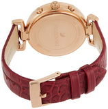 Swarovski Era Journey Red Dial Red Leather Strap Watch for Women - 5416701 Buy Now By Swarovski