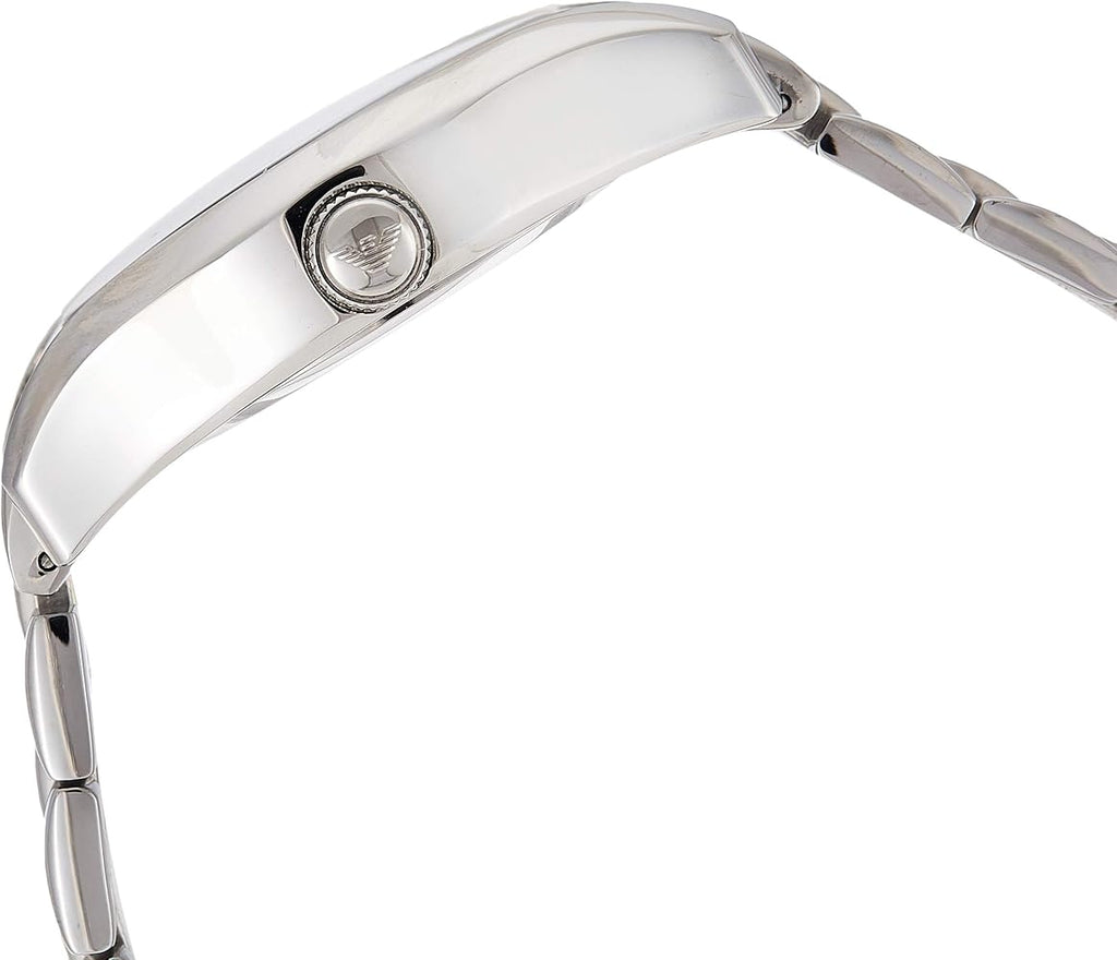 Emporio Armani Classic Quartz Silver Dial Silver Steel Strap Watch For Men - AR0647 Buy Now By Emporio Armani