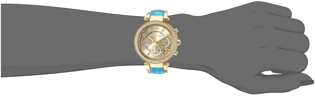 Michael Kors Parker Gold Dial Two Tone Steel Strap Watch for Women - MK6364 Buy Now By Michael Kors