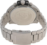 Diesel Mega Chief Chronograph Silver Dial Silver Steel Strap Watch For Men - DZ4501 Buy Now By Diesel