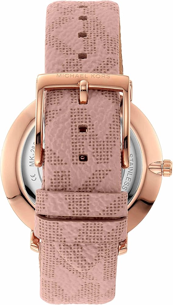 Michael Kors Pyper Quartz White Dial Pink Leather Strap Watch For Women - MK2859 Buy Now By Michael Kors