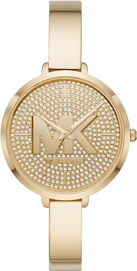 Michael Kors Parker Crystals Gold Dial Gold Steel Strap Watch For Women - MK4469 Buy Now By Michael Kors