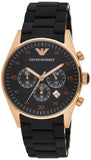 Emporio Armani Sportivo Black Dial Black Steel Strap Watch For Men - AR5905 Buy Now By Emporio Armani