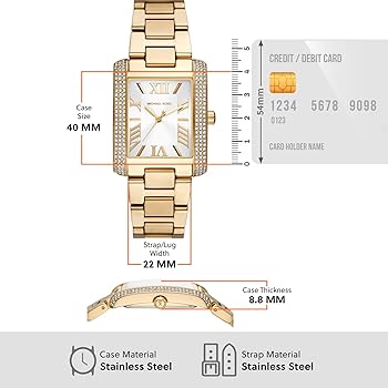 Michael Kors Emery Three-Hand Crystals Silver Dial Gold Steel Strap Watch for Women - MK4643 Buy Now By Michael Kors