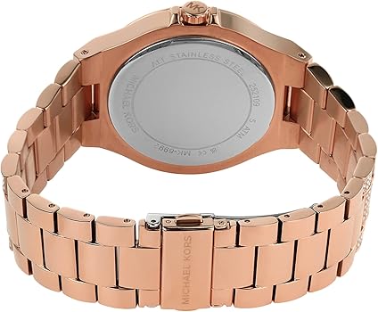 Michael Kors Lennox Three Hand Crystals Rose Gold Dial Rose Gold Steel Strap Watch For Women - MK6992 Buy Now By Michael Kors