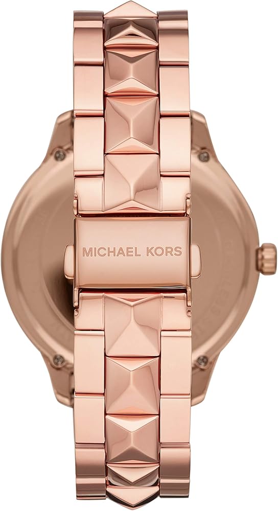 Michael Kors Runway Mercer Quartz Rose Gold Dial Rose Gold Steel Strap Watch For Women - MK6736 Buy Now By Michael Kors