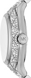 Michael Kors Raquel Three-Hand Crystals Silver Dial Silver Steel Strap Watch For Women - MK7365LE Buy Now By Michael Kors