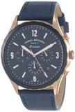 Fossil Forrester Chronograph Blue Dial Blue Leather Strap Watch for Men - FS5814 Buy Now By Fossil