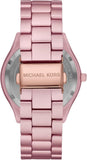 Michael Kors Slim Runway Pink Dial Pink Steel Strap Watch For Women - MK4456 Buy Now By Michael Kors