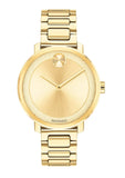 Movado Bold Yellow Gold Dial Yellow Gold Steel Strap Watch For Women - 3600085 Buy Now By Movado