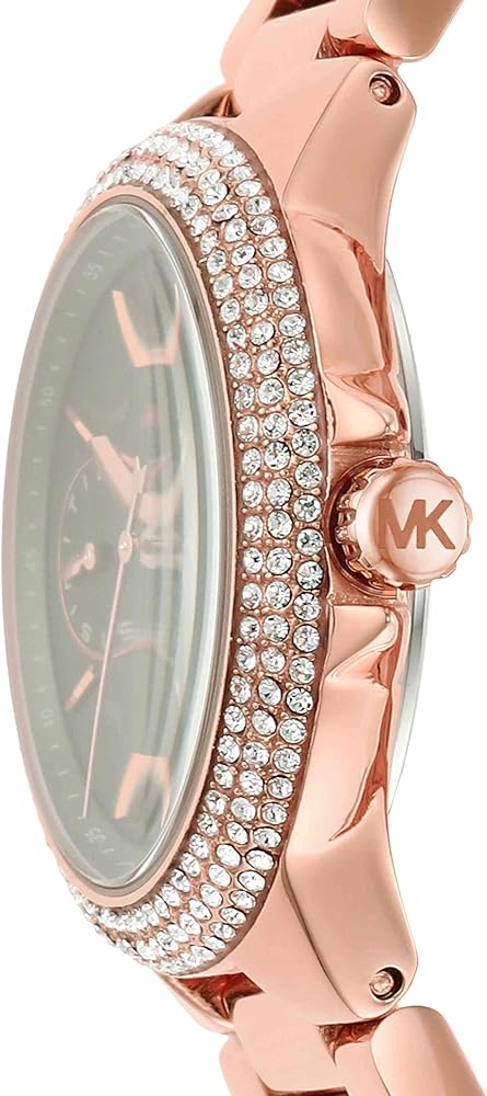 Michael Kors Camille Chronograph Grey Dial Rose Gold Steel Strap Watch For Women - MK6983 Buy Now By Michael Kors