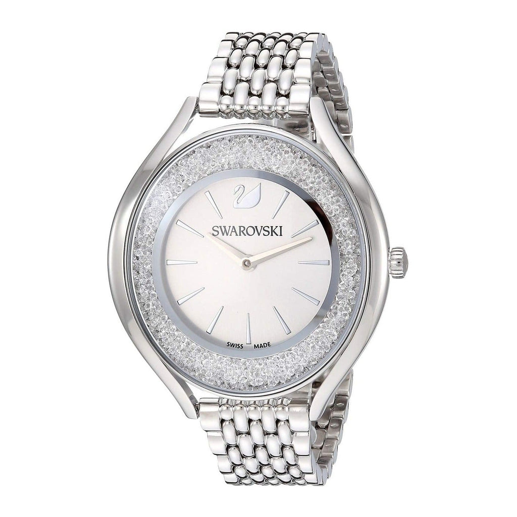 Swarovski Crystalline Aura Silver Dial Silver Steel Strap Watch for Women - 5519462 Buy Now By Swarovski