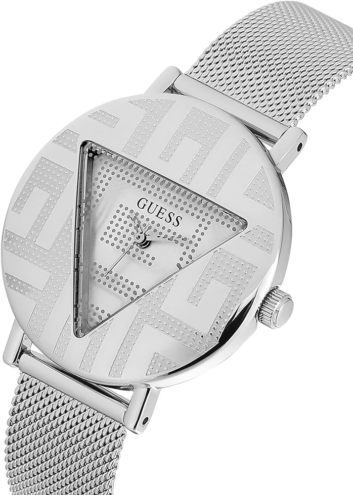 Guess Iconic Quartz Silver Dial Silver Mesh Bracelet Watch For Women - GW0527L1 Buy Now By Guess