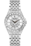Bulova Phantom Crystal Silver Dial Silver Steel Strap Watch for Men - 96A236 Buy Now By Bulova