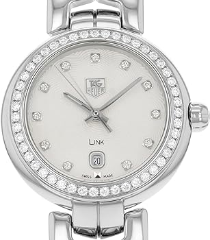 Tag Heuer Link Diamonds Silver Dial Silver Steel Strap Watch for Women - WAT1414.BA0954 Buy Now By Tag Heuer