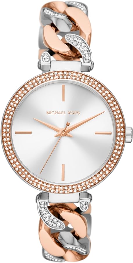 Michael Kors Catelyn Quartz Silver Dial Two Tone Steel Strap Watch For Women - MK4634 Buy Now By Michael Kors