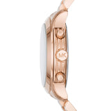 Michael Kors Cooper Rose Gold Rose Gold Steel Strap Watch for Women - MK6275 Buy Now By Michael Kors