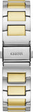 Guess Frontier Chronograph Crystals Gold Dial Two Tone Steel Strap Watch For Women - W1156L5 Buy Now By Guess