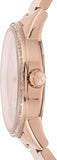 Michael Kors Ritz Analog Crystals Silver Dial Rose Gold Steel Strap Watch for Women - MK6863 Buy Now By Michael Kors