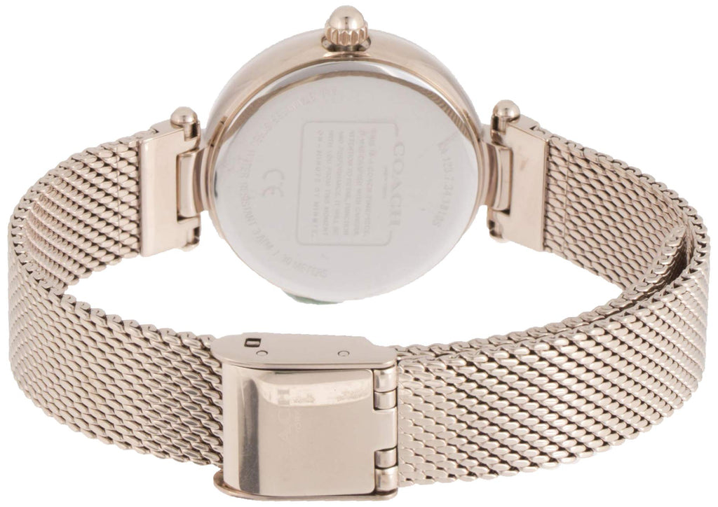 Coach Park Mother of Pearl Dial Rose Gold Mesh Bracelet Watch for Women - 14503511 Buy Now By Coach