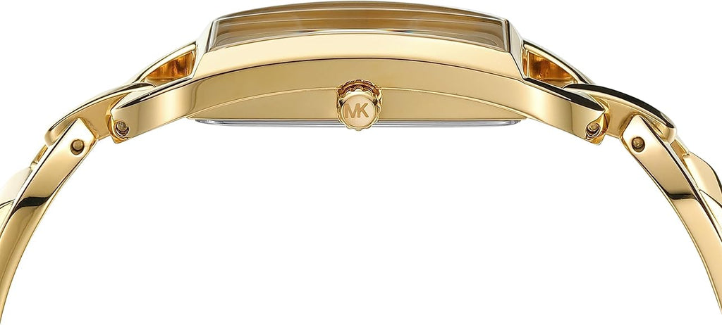 Michael Kors Empire Three Hand Gold Dial Gold Steel Strap Watch For Women - MK7406 Buy Now By Michael Kors