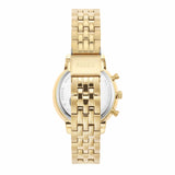Fossil Neutra Chronograph Gold Dial Gold Steel Strap Watch for Women - ES5219 Buy Now By Fossil