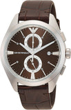 Emporio Armani Claudio Chronograph Brown Dial Brown Leather Strap Watch For Men - AR11482 Buy Now By Emporio Armani