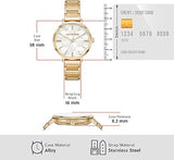 Michael Kors Addyson Three-Hand White Dial Gold Steel Strap Watch for Women - MK4712 Buy Now By Michael Kors