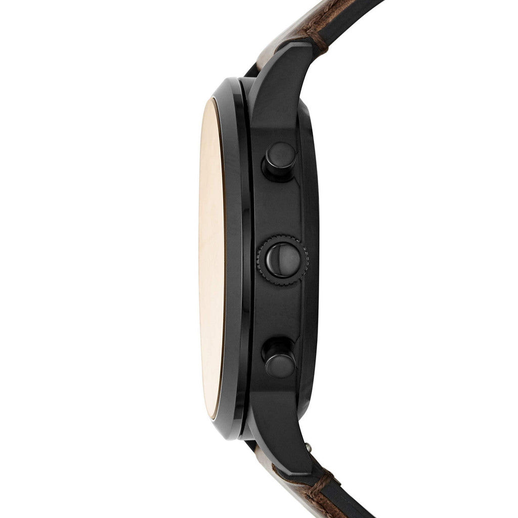 Fossil Nate Chronograph Brown Dial Brown Leather Strap Watch for Men - JR1511 Buy Now By Fossil