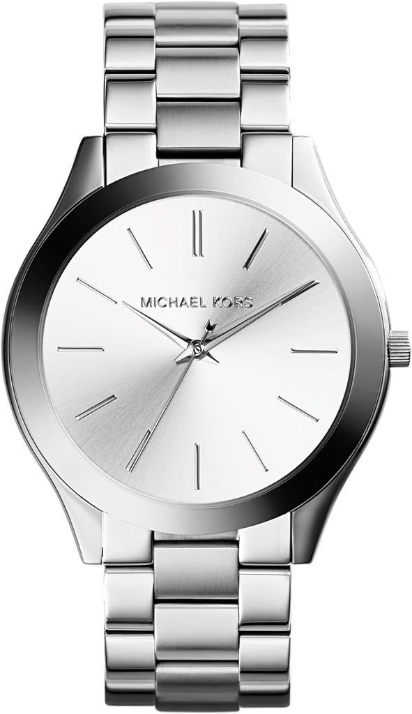 Michael Kors Runway Three-Hand Silver Dial Silver Steel Strap Watch for Women - MK7474 Buy Now By Michael Kors