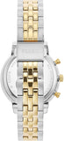 Fossil Original Boyfriend Analog White Dial Two Tone Steel Strap Watch for Women - ES3746 Buy Now By Fossil