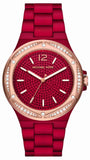 Michael Kors Lennox Analog Crystals Red Dial Red Steel Strap Watch for Women - MK7455 Buy Now By Michael Kors