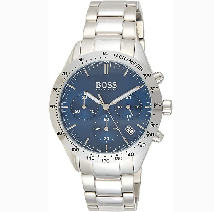 Hugo Boss Talent Blue Dial Silver Steel Strap Watch for Men - 1513582 Buy Now By Hugo Boss