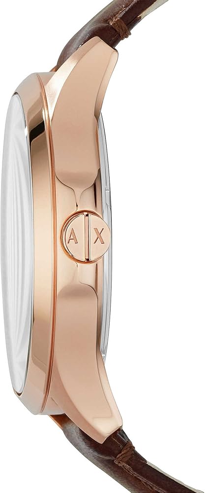 Armani Exchange Hampton Chronograph Blue Dial Brown Leather Strap Watch For Men - AX2172 Buy Now By Armani Exchange