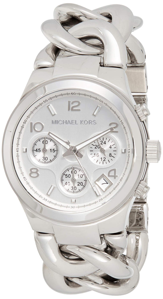 Michael Kors Runway Twist Silver Dial Silver Stainless Steel Strap Watch for Women - MK3149 Buy Now By Michael Kors