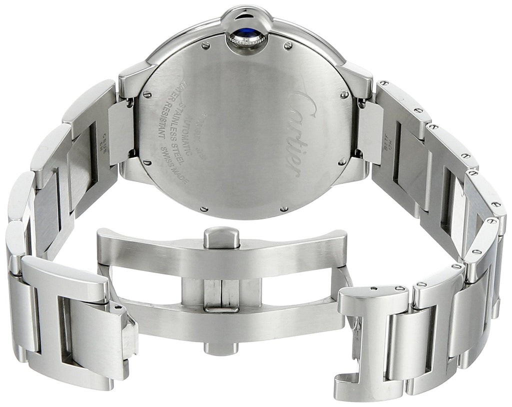 Cartier Ballon Bleu de Cartier Black Dial Silver Steel Strap Watch for Men - W6920042 Buy Now By Cartier