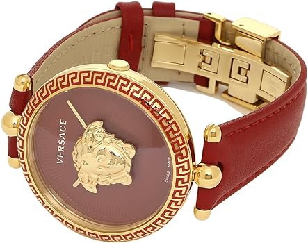 Versace Palazzo Empire Red Dial Red Leather Strap Watch for Women - VCO120017 Buy Now By Versace