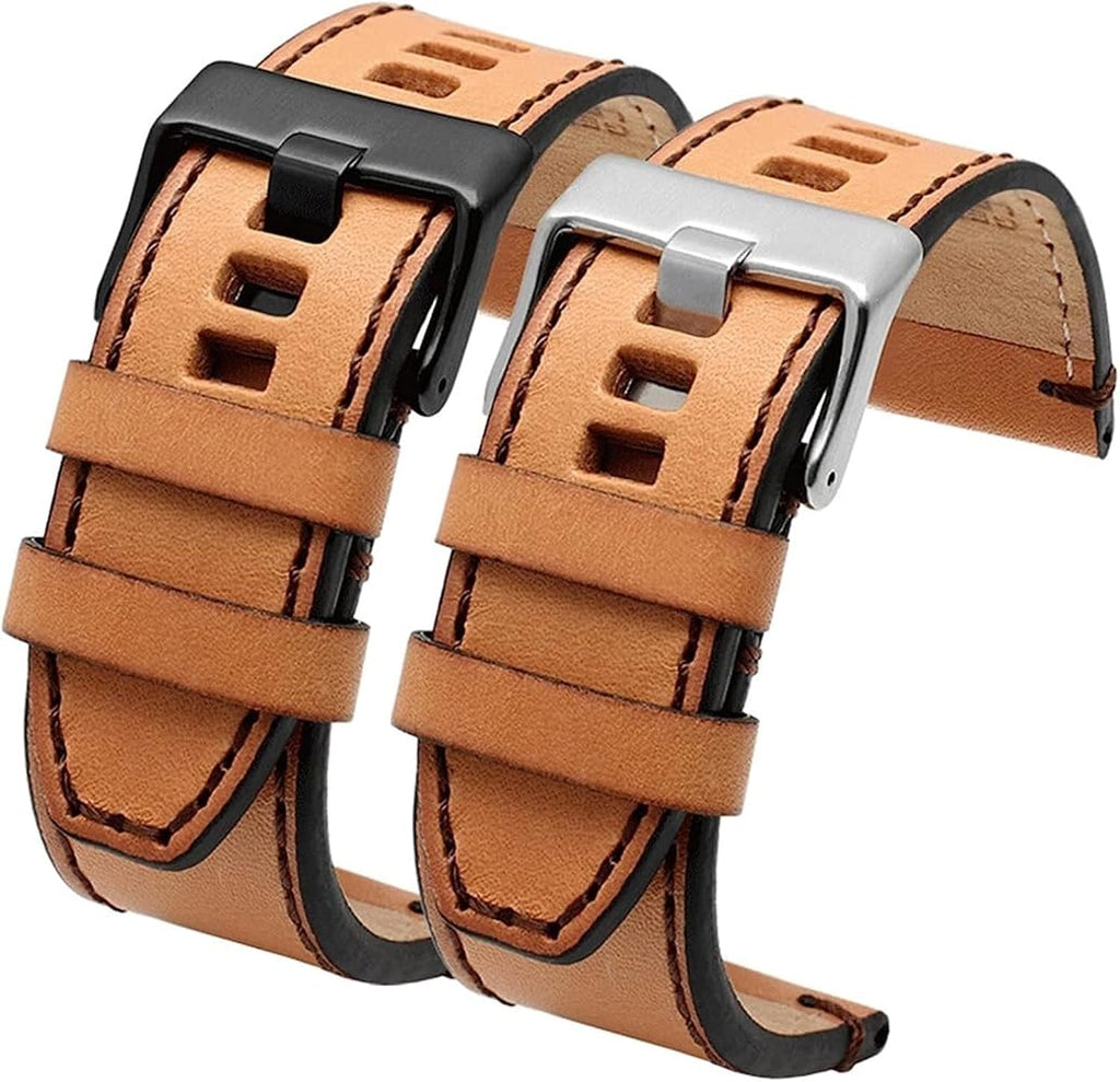 Diesel Mega Chief Chronograph Black Dial Brown Leather Strap Watch For Men - DZ4476 Buy Now By Diesel